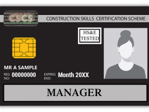 NVQ Level 6 Black CSCS Card