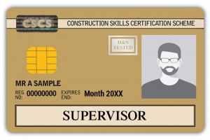 Site Supervisor NVQ Level 4 CSCS Gold Card